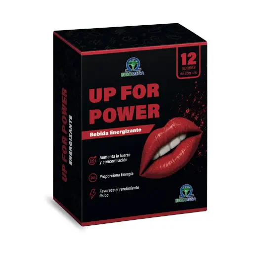 Up For Power - Bebida Energizante en Gel 24h (Euromega)